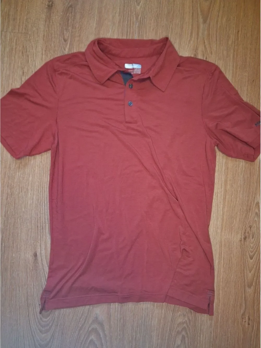 Marmot Polo Shirt Mens Small Red